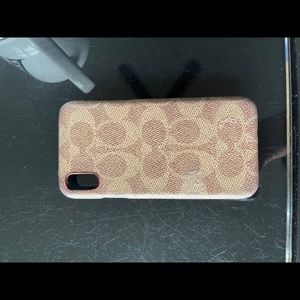 Coach Signature iPhone X/XS case